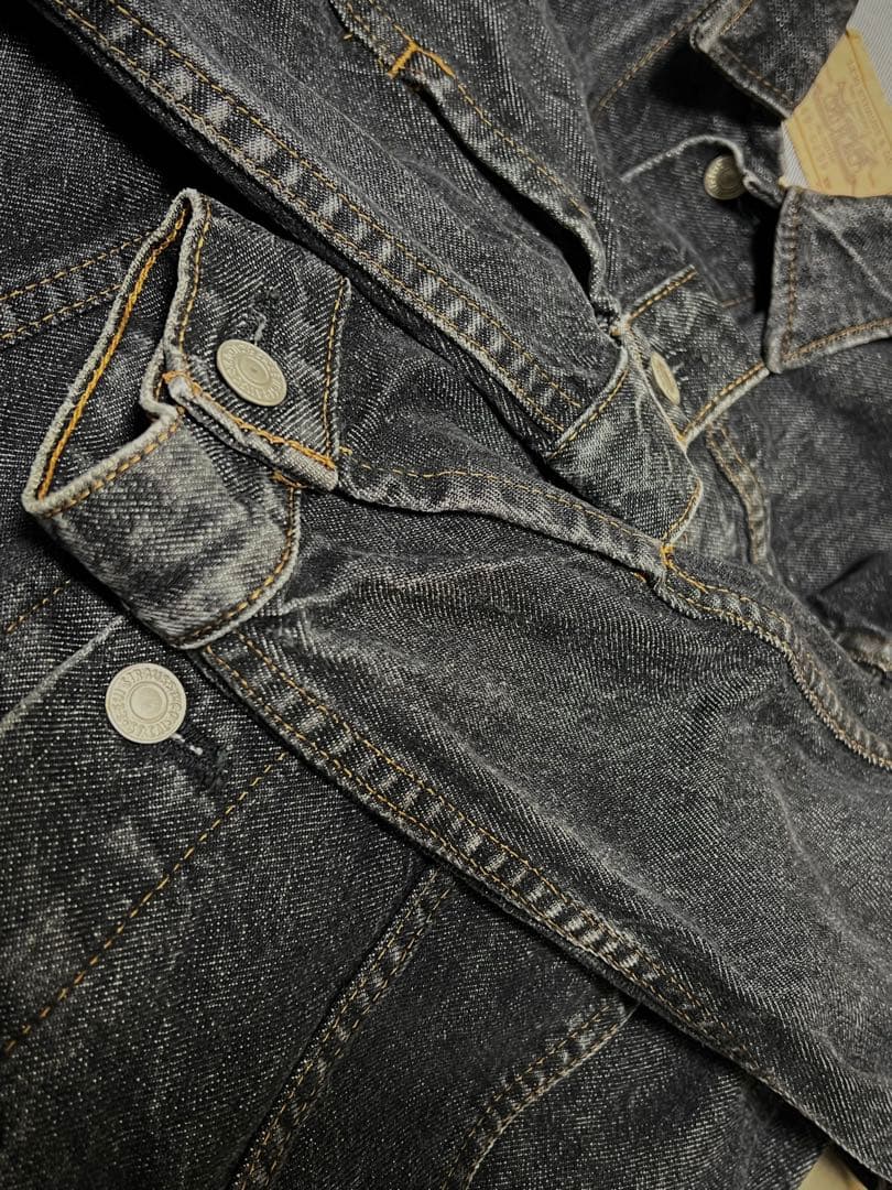 80s’ Levi's リーバイス 先染 ブラックデニムジャケット