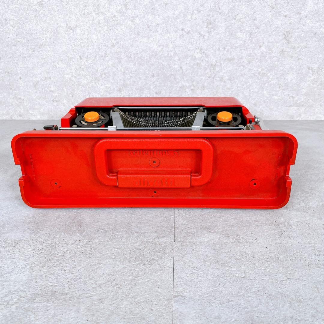 Olivetti Valentine タイプライター 赤 ケース付き 動作未確認
