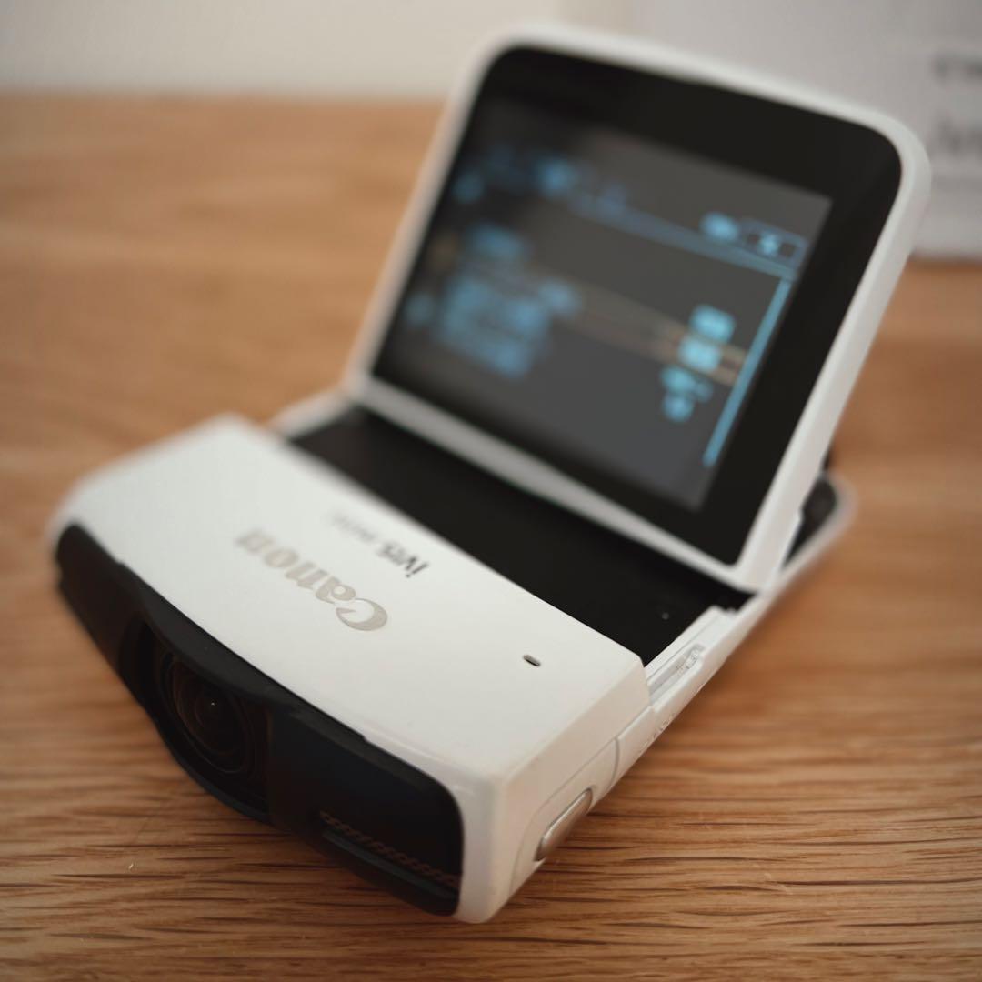 極希少【Canon】iVIS mini 超広角ビデオカメラ バッテリー2個