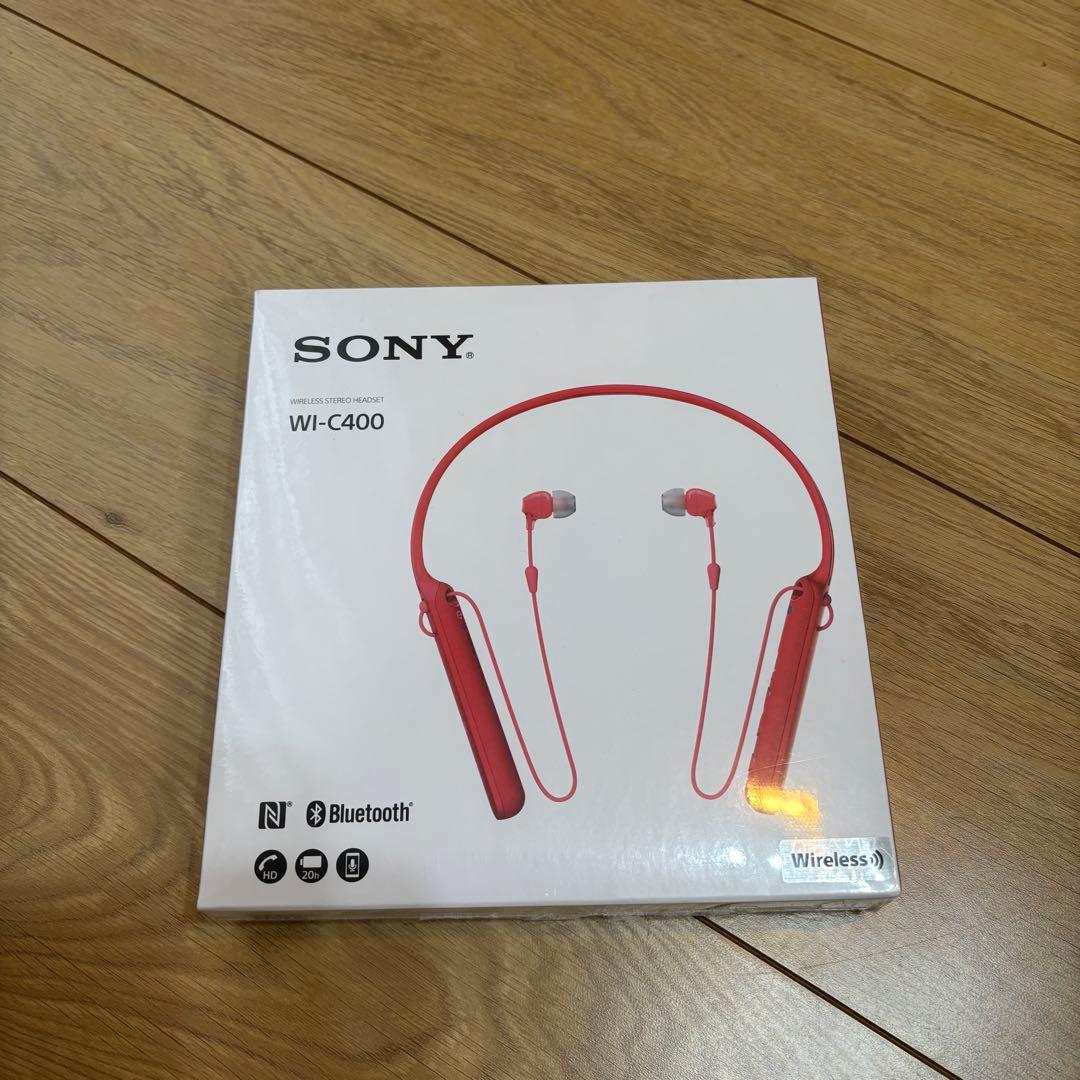 【未開封】ソニー ワイヤレスイヤホン WI-C400 Bluetooth対応