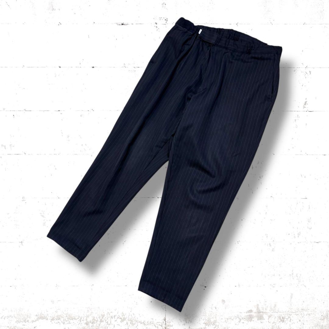 graphpaper ウール　シェフパンツ　ストライプ　スラックス　フリーサイズ