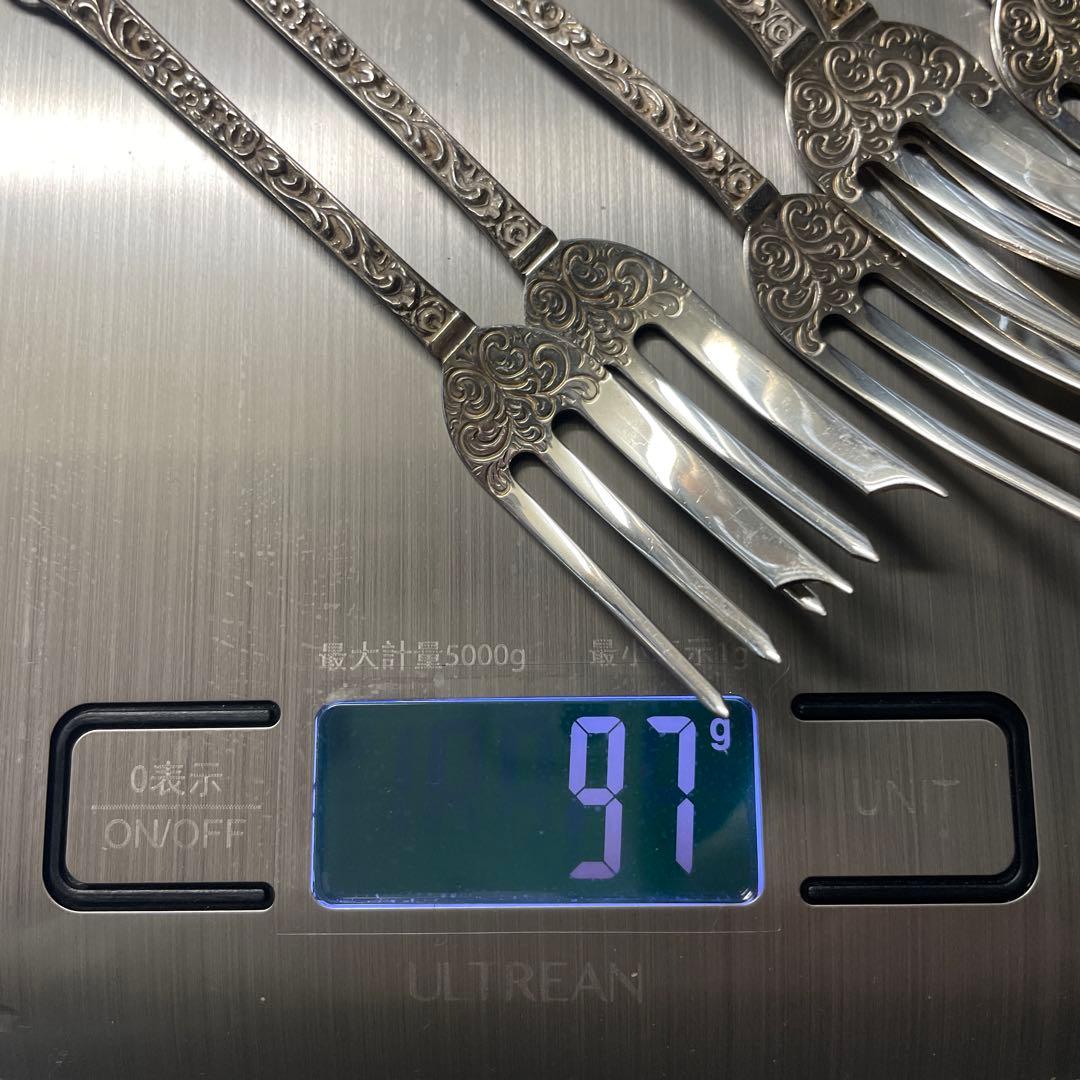 クリストフウィドマン　楽器隊　シルバー925 96gフォークセット　銀製品　刻印