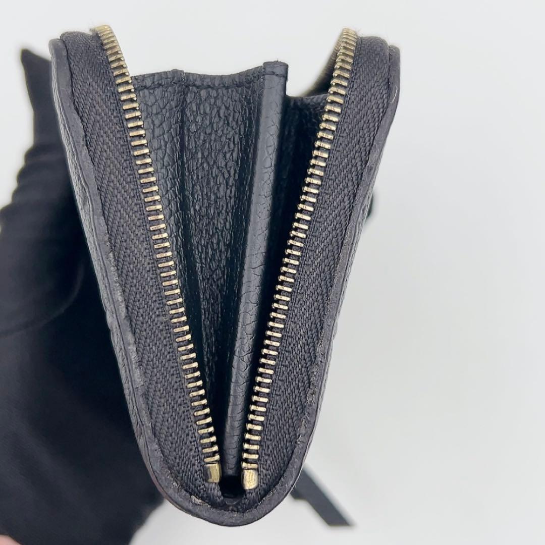 【美品】ルイヴィトン ジッピーパース モノグラム アンプラント 黒 754