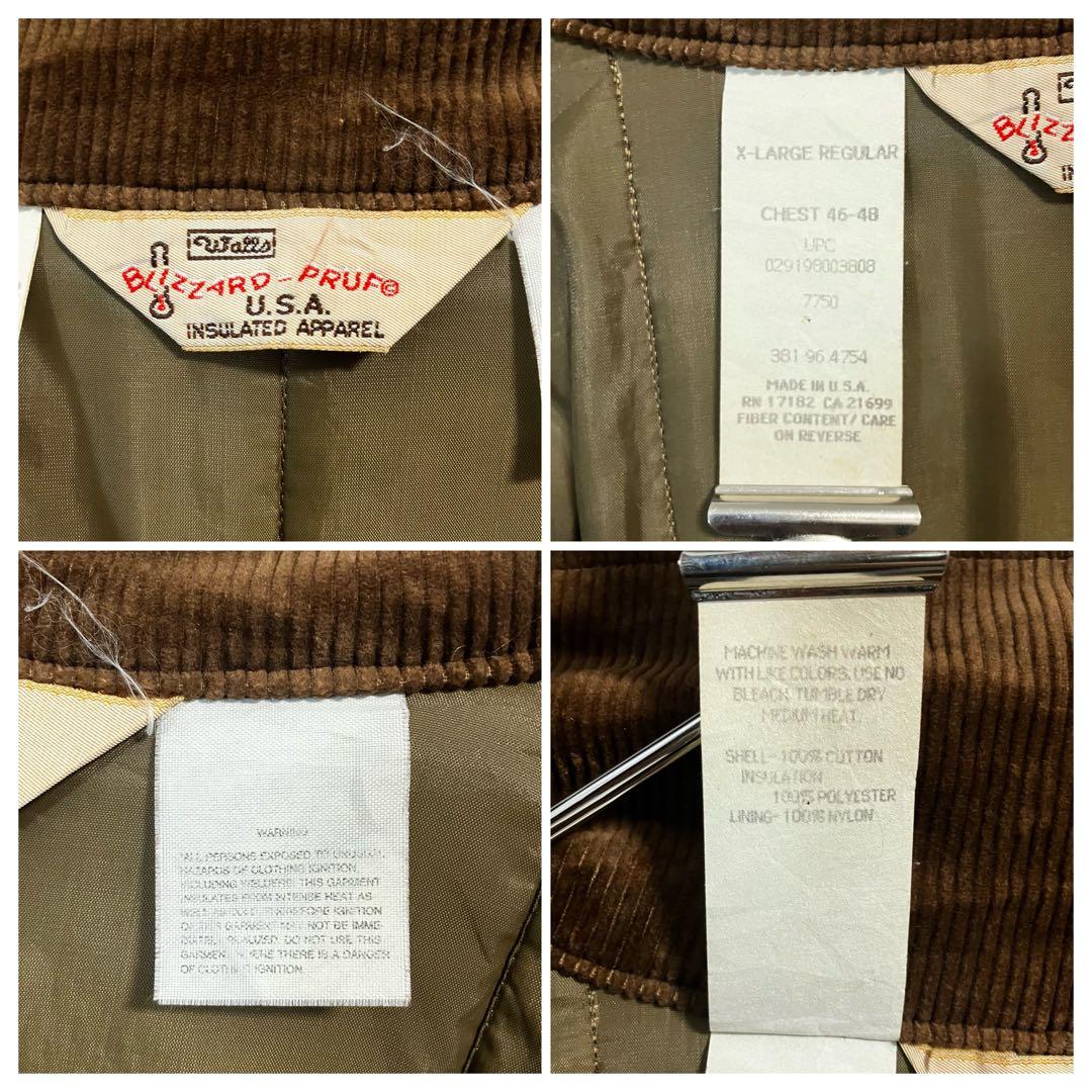 うふふ様WallsカバーオールXLダックキャンバスUSA製70s〜80sアウトド