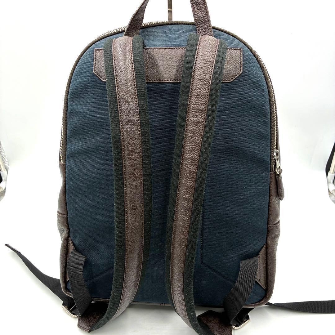 極美品 dunhill ダンヒル ベルグレイヴ リュック バッグパック レザー