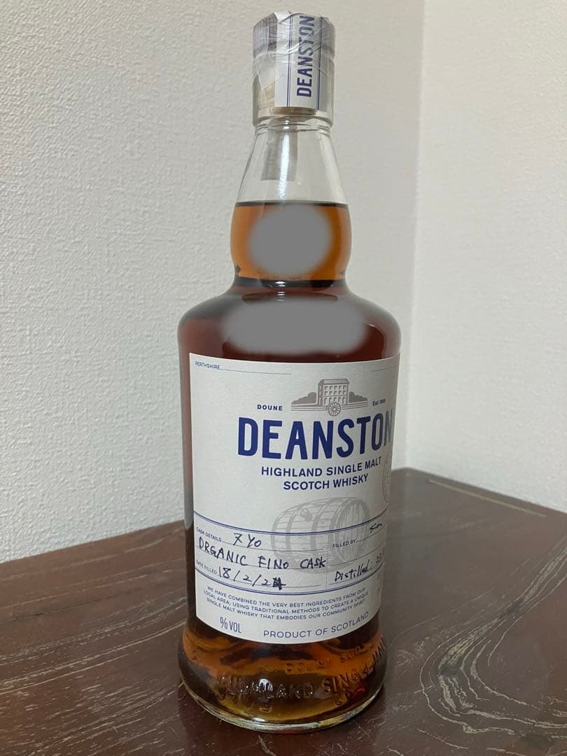 DEANSTON ウイスキー ハンドフィル