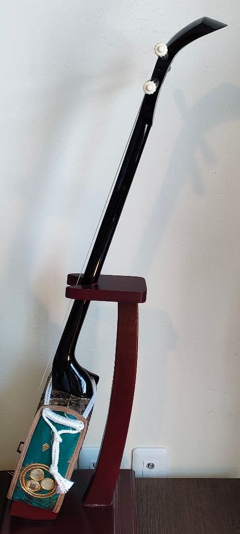 6B 名工平良昌則氏作 八重山黒木ウジラミ材 与那城型三線