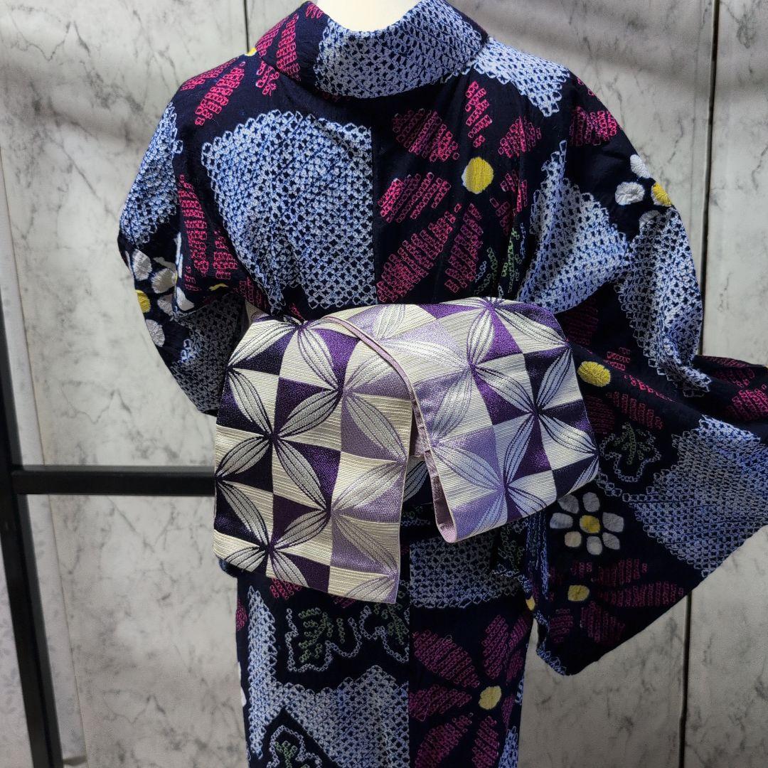 kappo様ご購入高級有松絞り　大人チャーミングな浴衣　美品