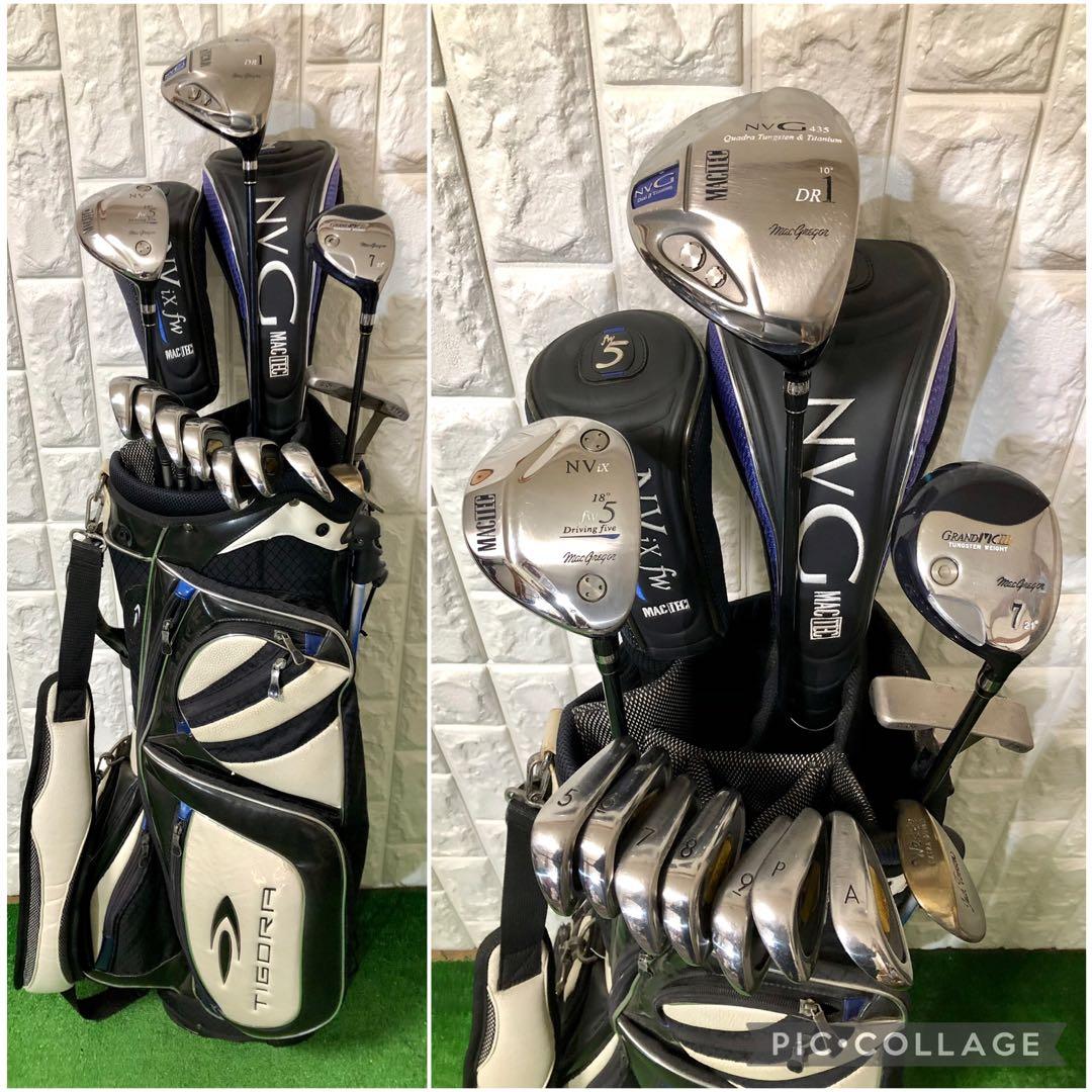 初心者おすすめ☆メンズ ゴルフクラブセット☆マックテック☆スタンドキャディバッグ