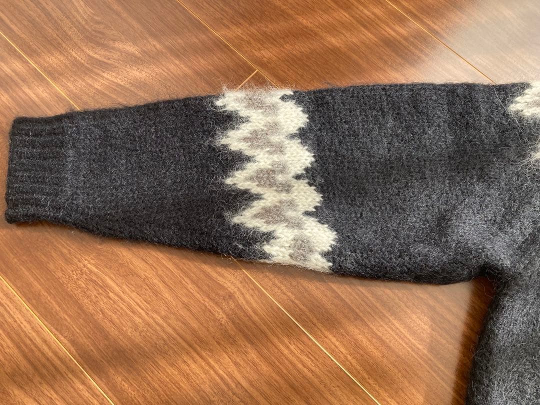 BATONER バトナー ノルディック ニット セーター モヘア ブラック