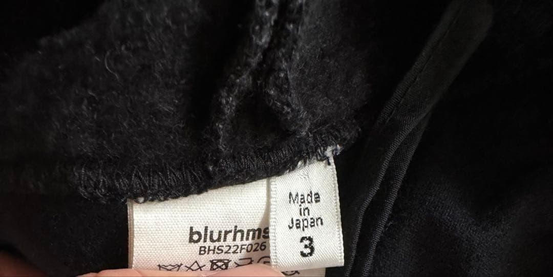パンツ blurhms COTTON SILK FLEECE PANTS 3