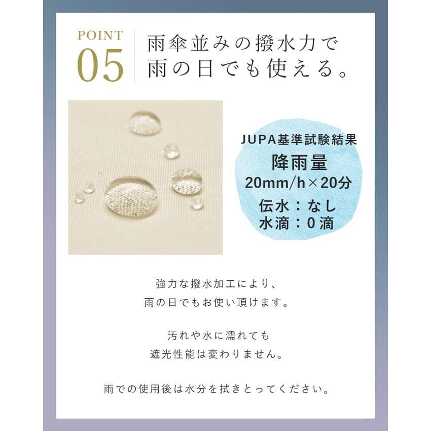 Rose Blanc 日傘 レディース 100％ 完全遮光 晴雨兼用 ショート