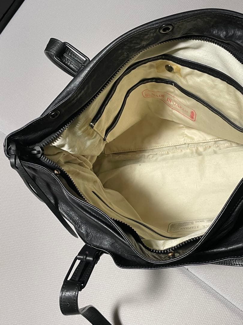 パトリックステファン 初期型 アトリエバッグ 馬革 黒 日本製