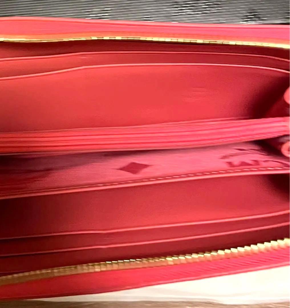 ＭCＭ　正規品　長財布　ラウンドファスナー　　ピンク　新品未使用