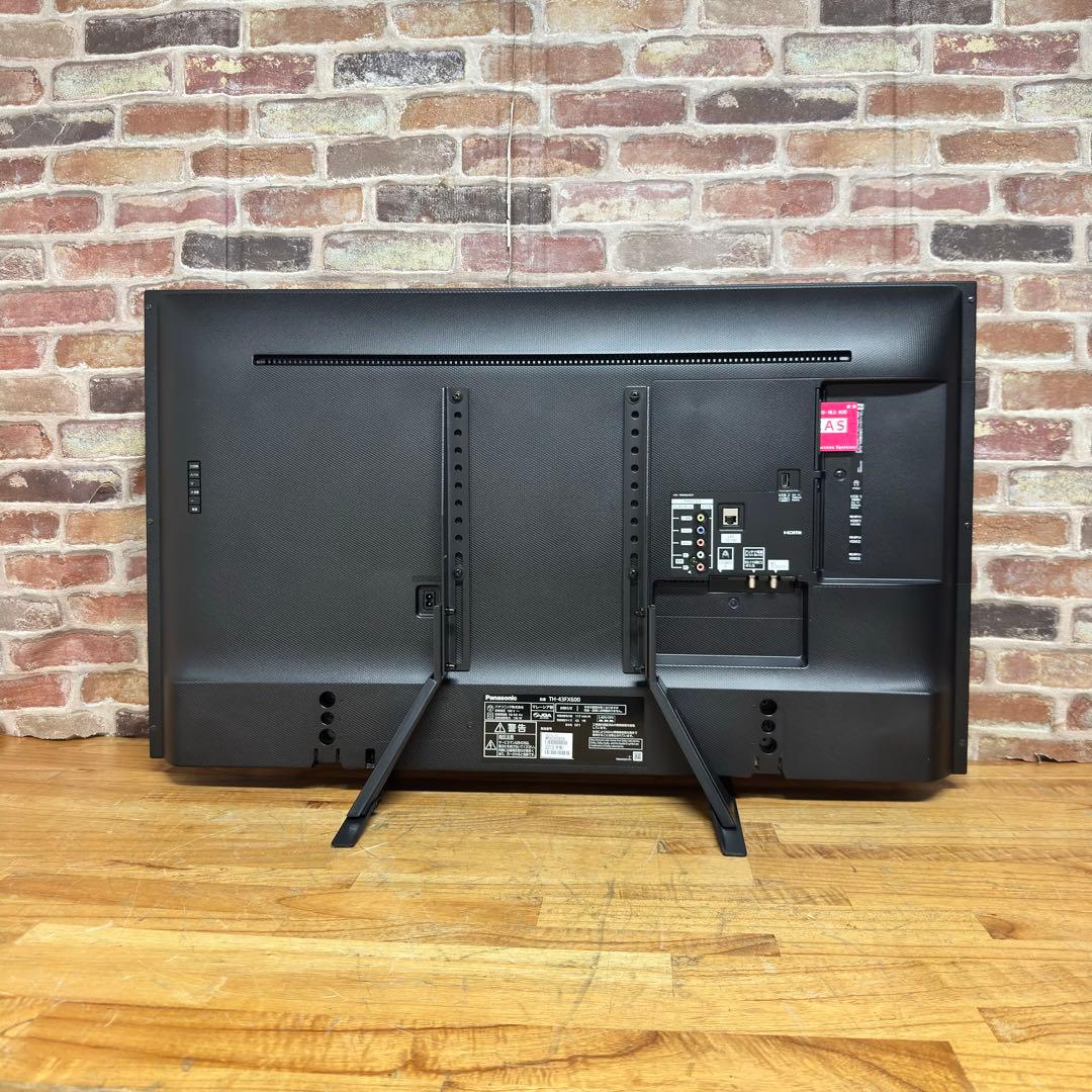 パナソニック 43V型 4K 液晶テレビVIERA TH-43FX600