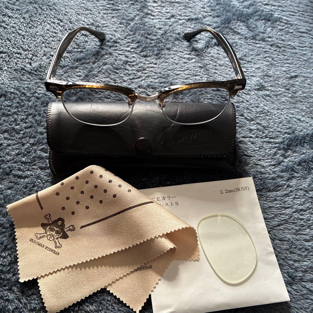 クッシュマンCUSHMAN サングラス 眼鏡　ロカビリー　50s眼鏡　美品