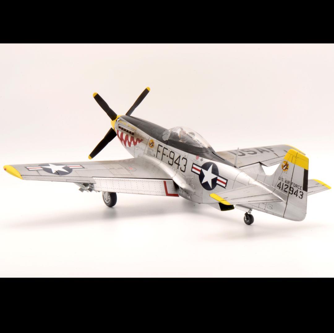 ムスタングです。1/48 P400 P51 2機セット(プラモ 完成品)
