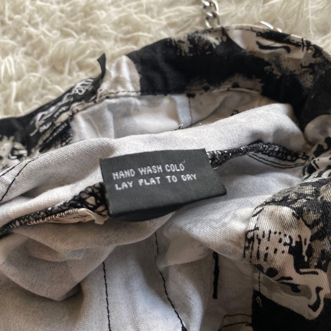 とむtrip nyc スカル パンツ　XS チェーン