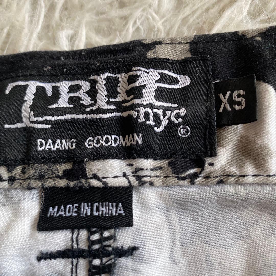とむtrip nyc スカル パンツ　XS チェーン
