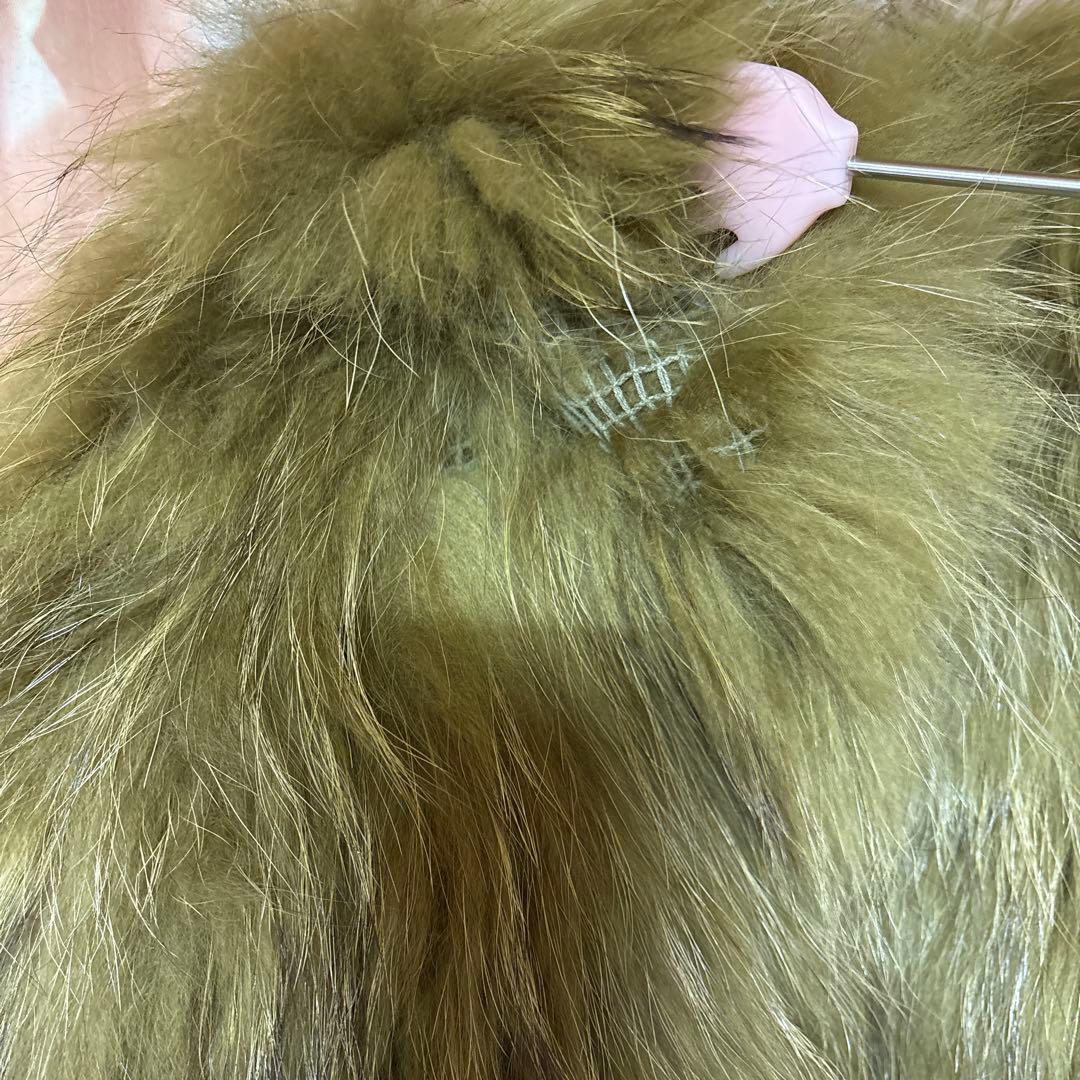 なおこ アッシュ&ダイヤモンド ラクーン ファー コート ジャケット