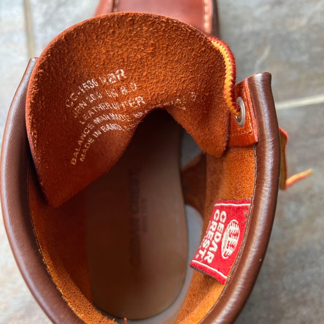 【絶版】セダークレスト アイリッシュセッター26cm ワークブーツレザー革