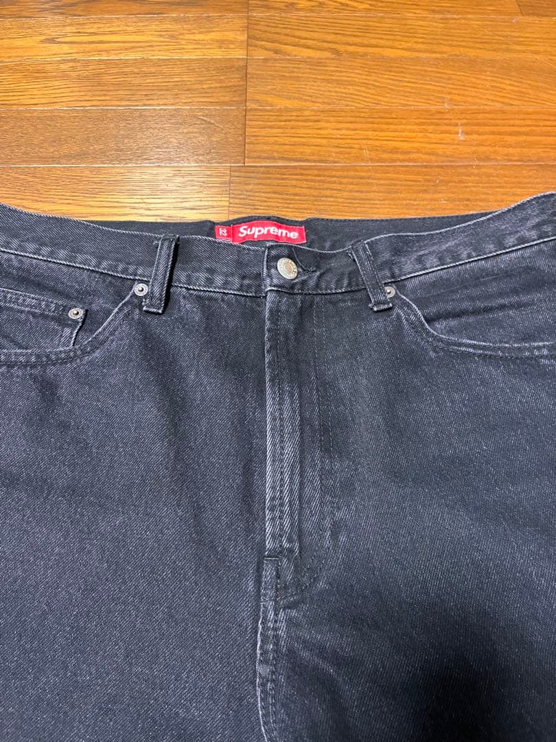 Supreme baggy jean \"black\" 25SS サイズ32
