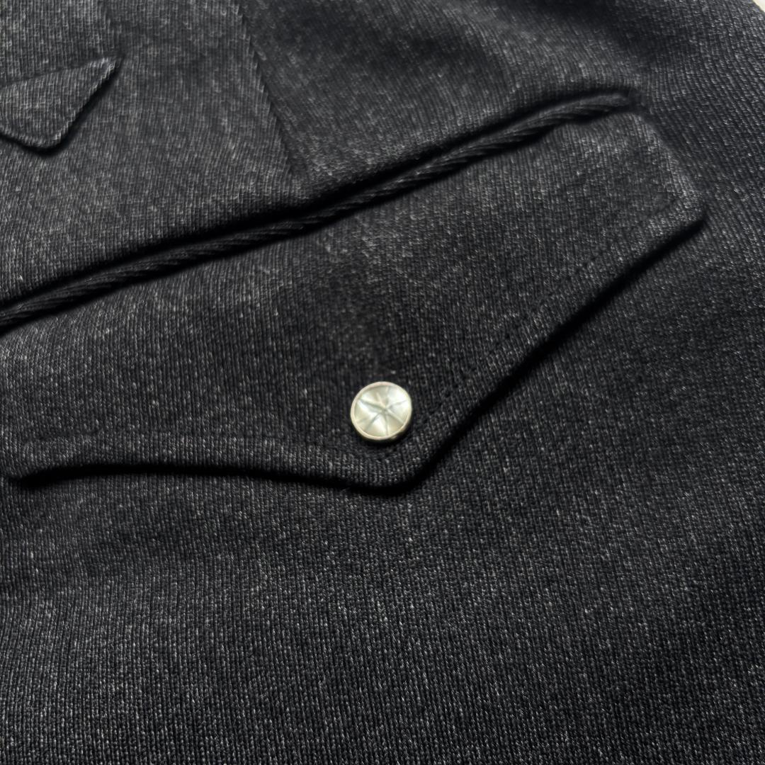 60s H BAR C ウィップコードウエスタンスラックス メランジブラック