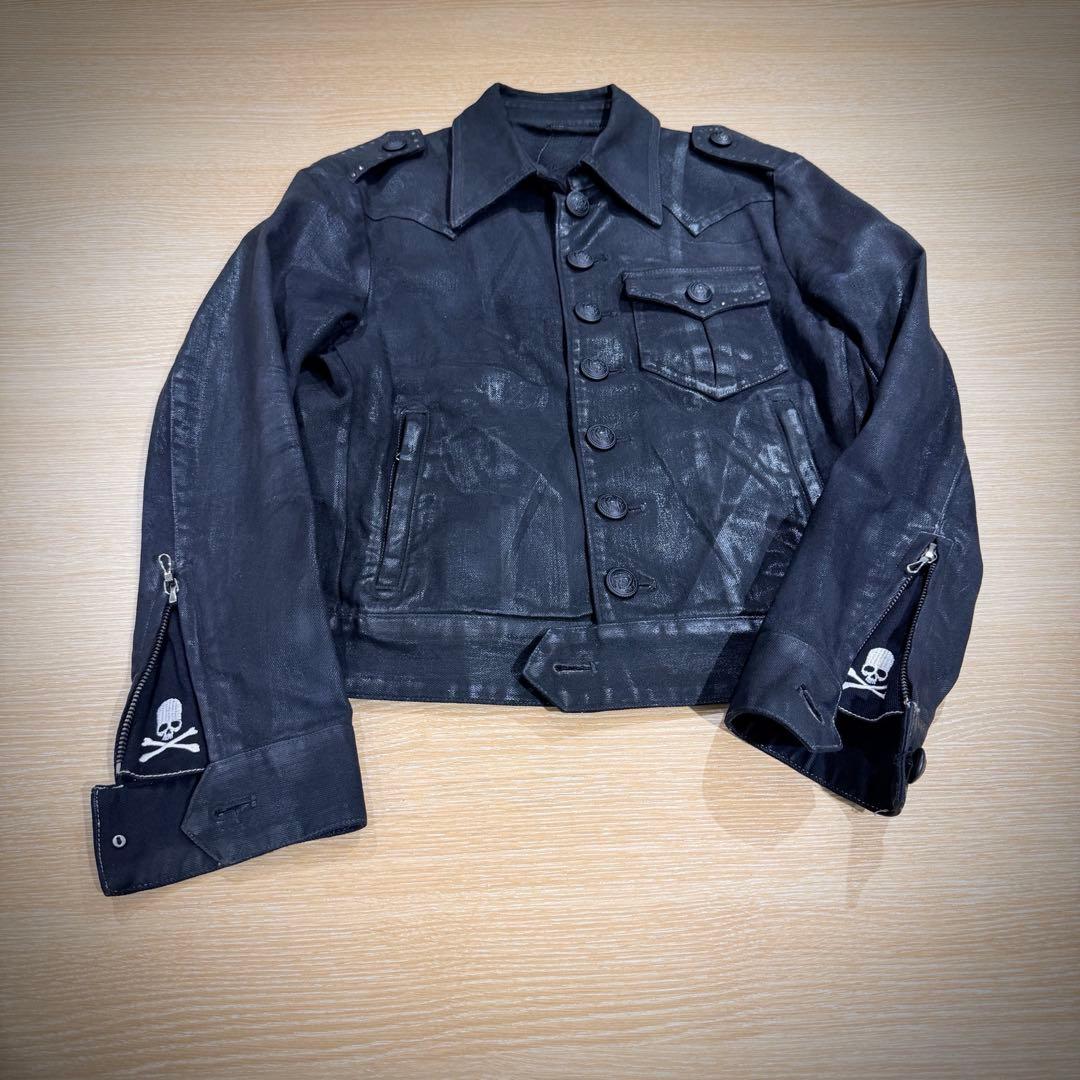 【美品】Roen ロエン オイル加工 デニムジャケット 44 HYDE着用モデル