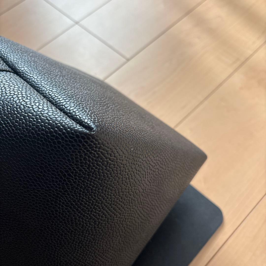 Hervé Chapelier オールブラックトートバッグ　827GGノワール